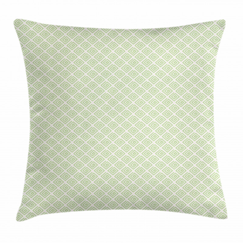 Swirls Squares Ornate Pillow Cover