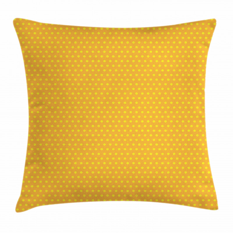 Vintage Dots Marigold Pillow Cover