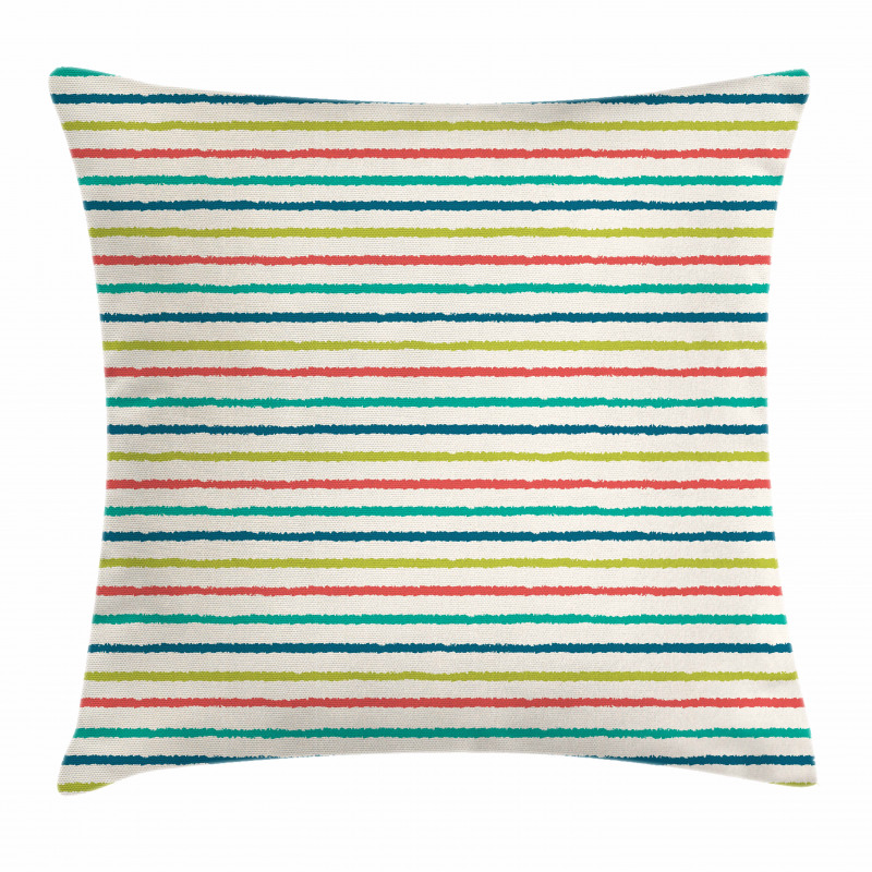 Doodle Paralel Lines Pillow Cover