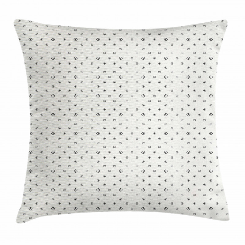 Modern Hexagon Circle Pillow Cover