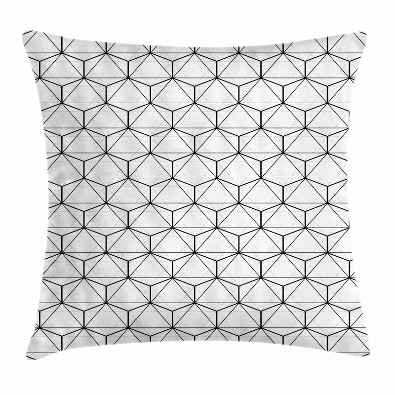 Abstract Lines Strip Pillow Cover