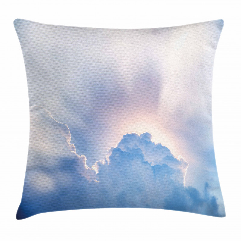 Sunbeam and Fluffy Clouds Pillow Cover