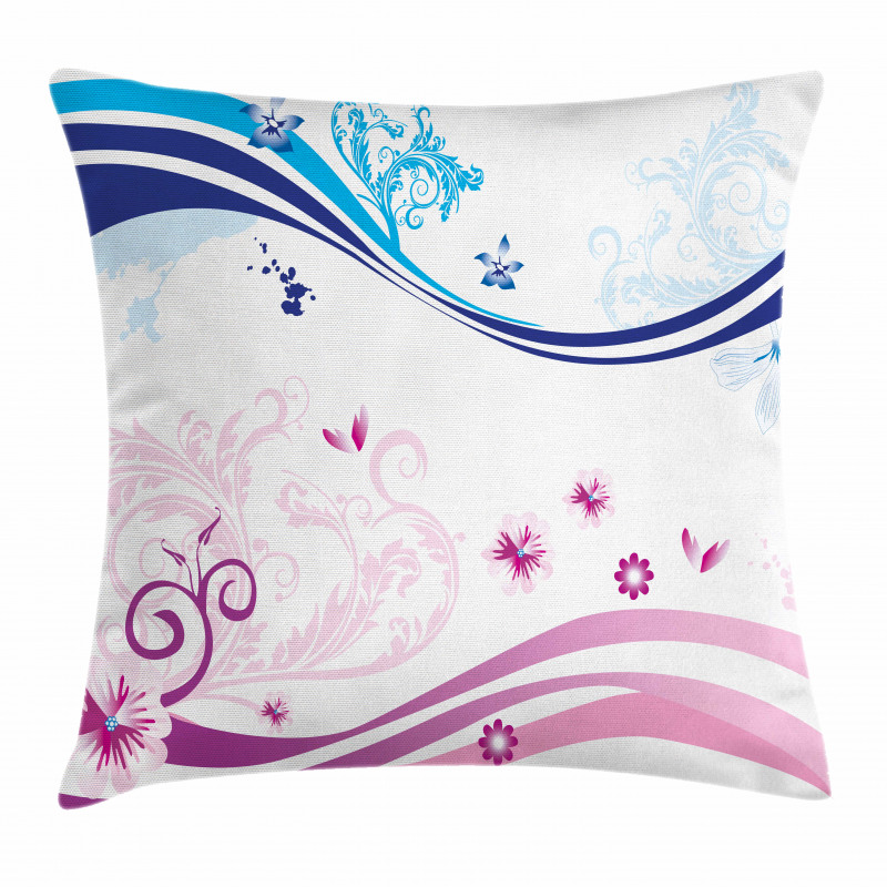 Ivy Flower Leaves Nature Pillow Cover