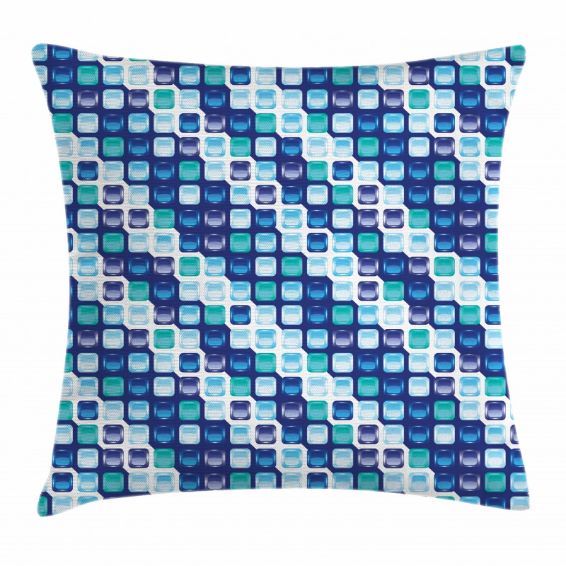 Vintage Mosaics Squares Pillow Cover