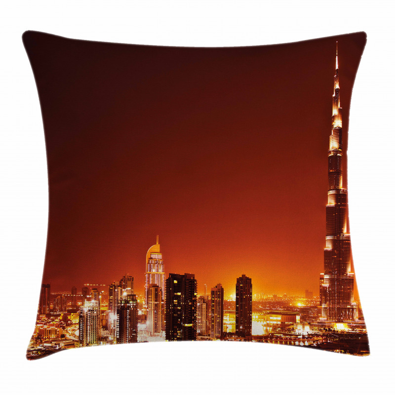 East Dubai Landscape Pillow Cover