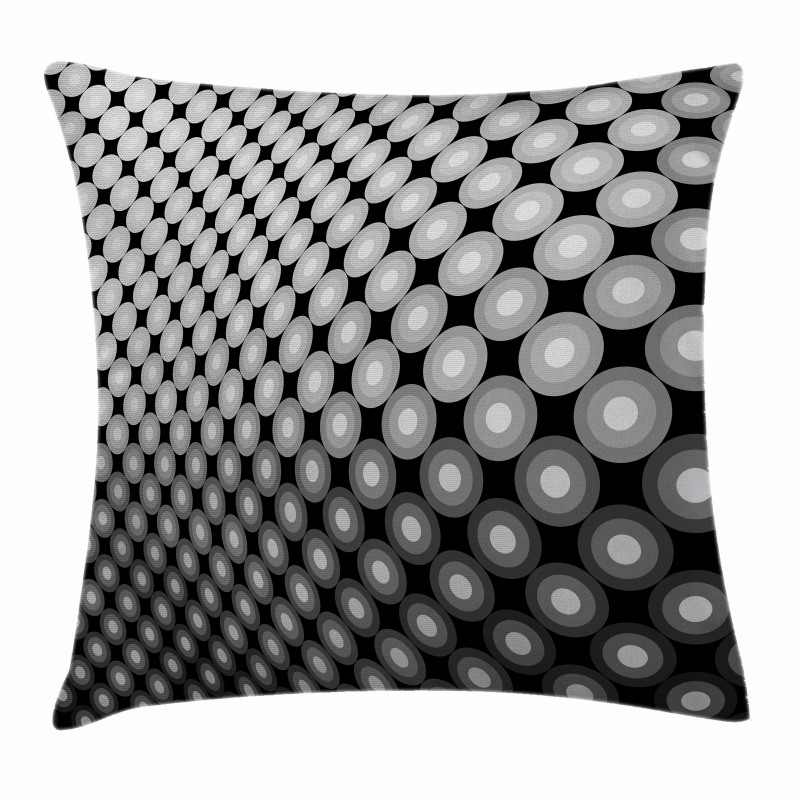 3D Digital Mosaic Dots Pillow Cover