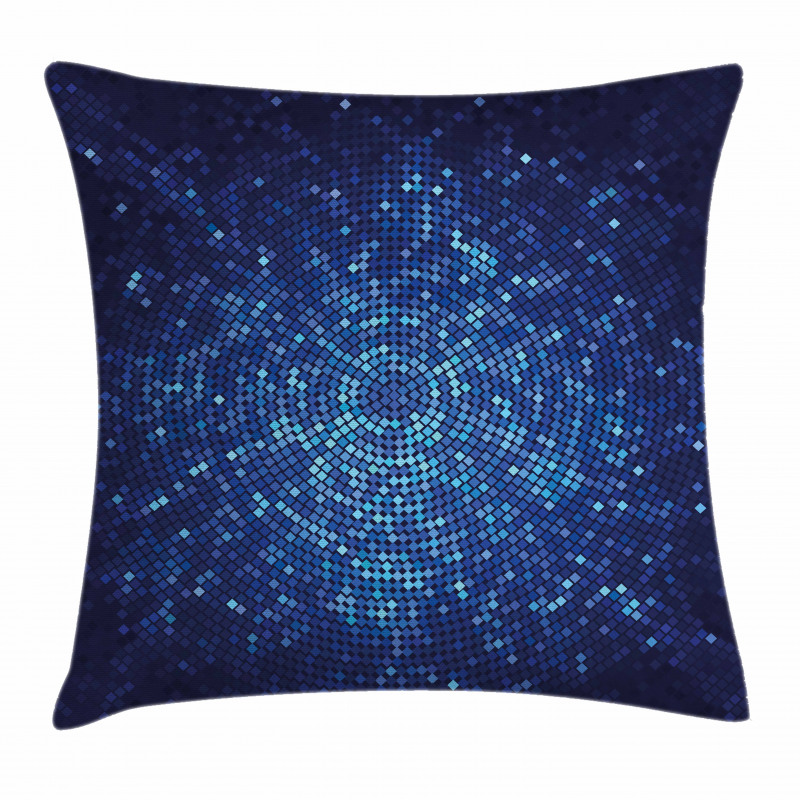 Pixel Mosaic Depth Art Pillow Cover