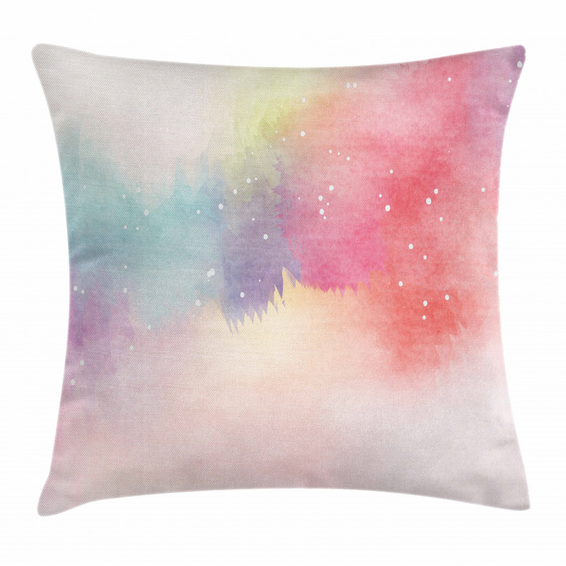 Abstract Digital Paint Pillow Cover