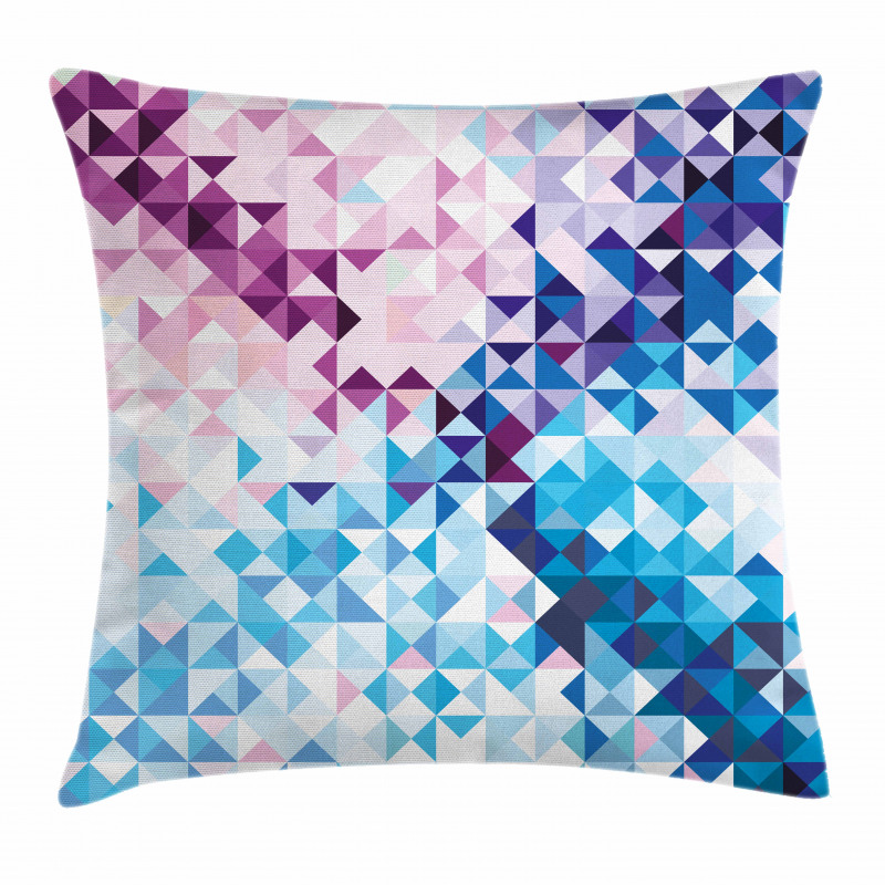 Abstract Mosaic Ombre Pillow Cover