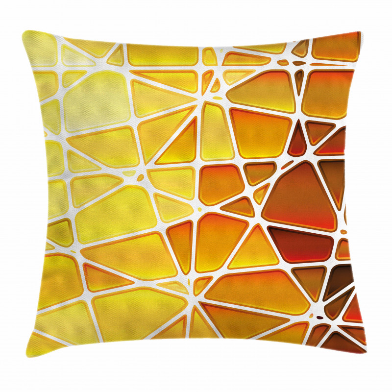 Geometrical Ombre Shapes Pillow Cover