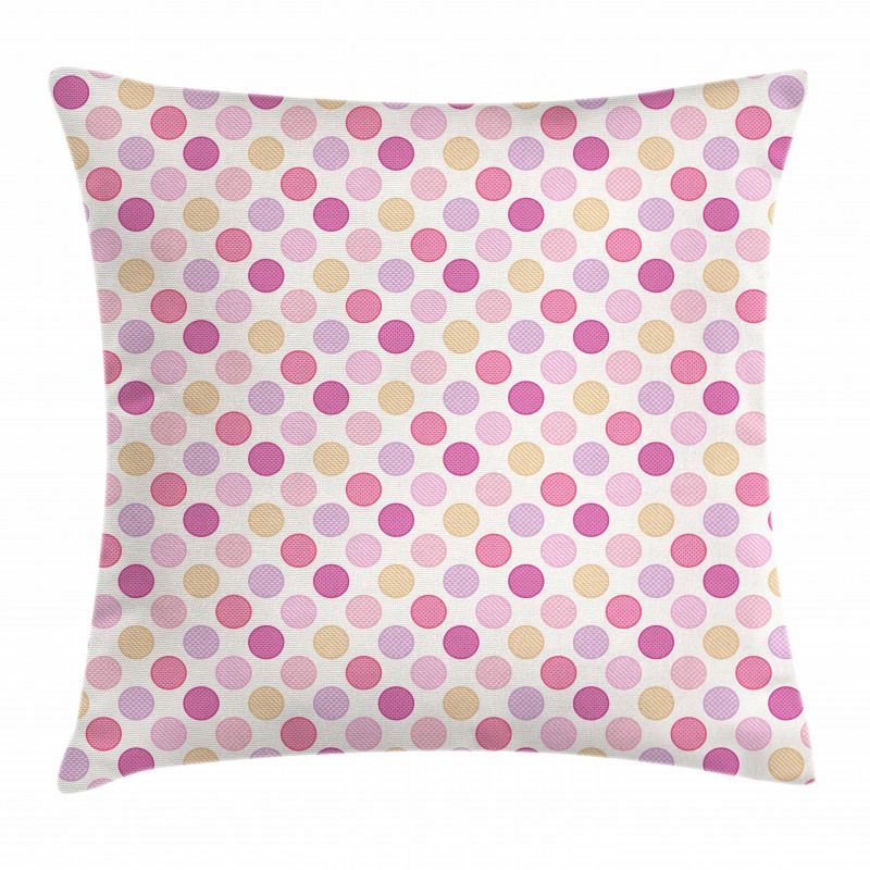Geometric Dots Circles Pillow Cover