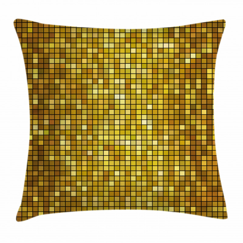 Ombre Mosaic Squares Pillow Cover