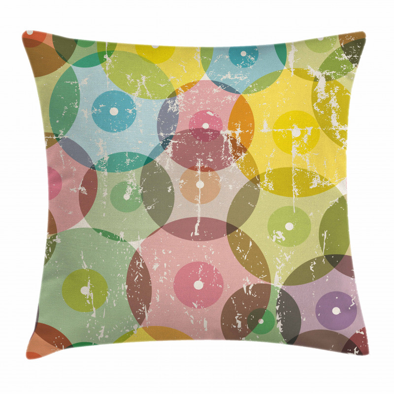 Rainbow Color Geometric Pillow Cover