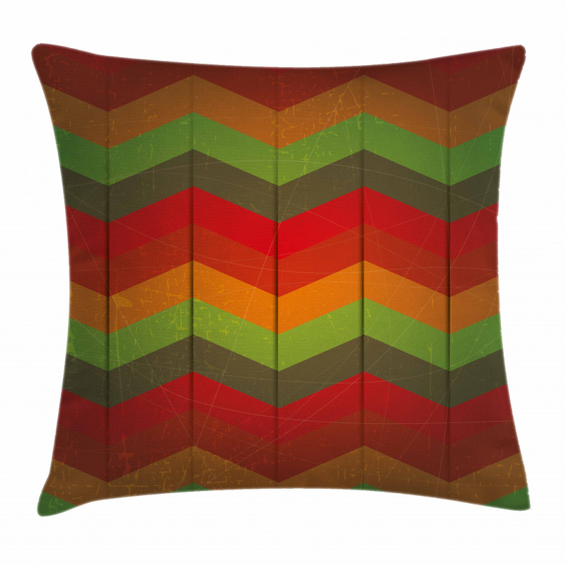 Abstract Zigzag Striped Pillow Cover