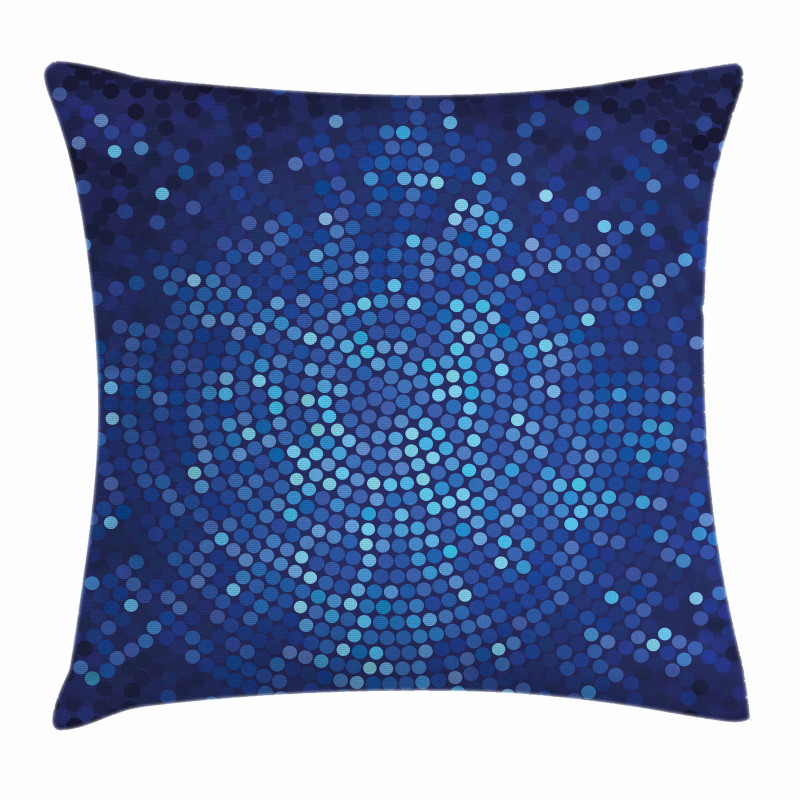 Spiral Mosaic Dots Pillow Cover
