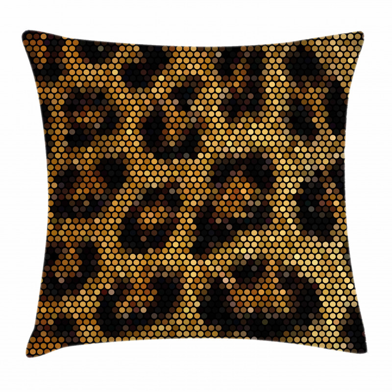 Leopard Motif Trippy Pillow Cover