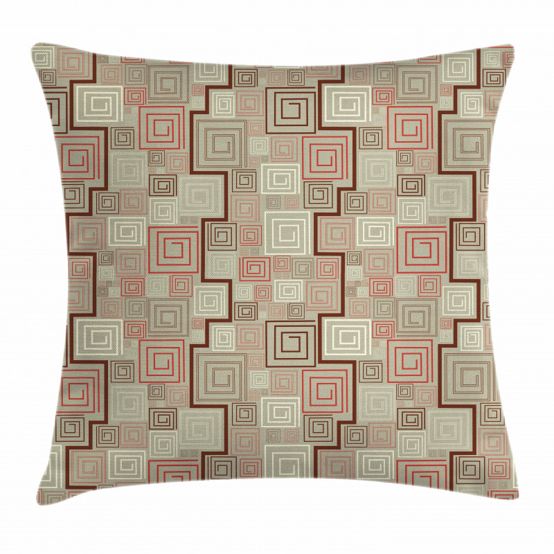 Square Spiral Modern Pillow Cover
