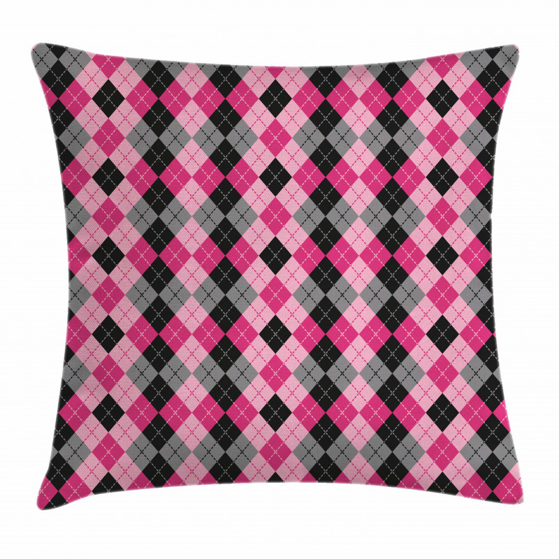 Diamonds and Lozenges Pillow Cover