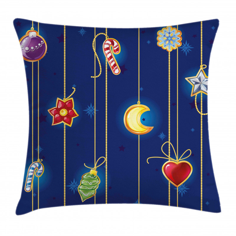 Xmas Objects Art Pillow Cover