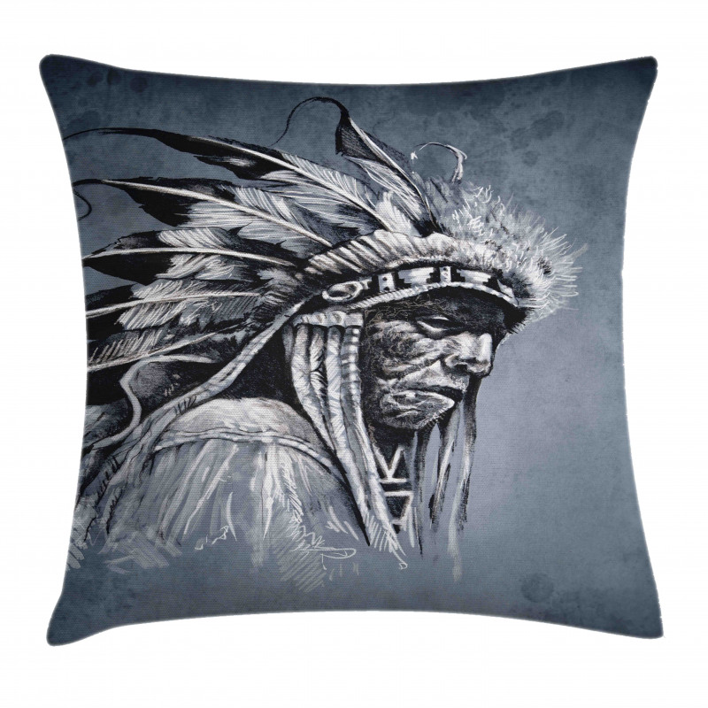 Tribe Chief Artwork Pillow Cover