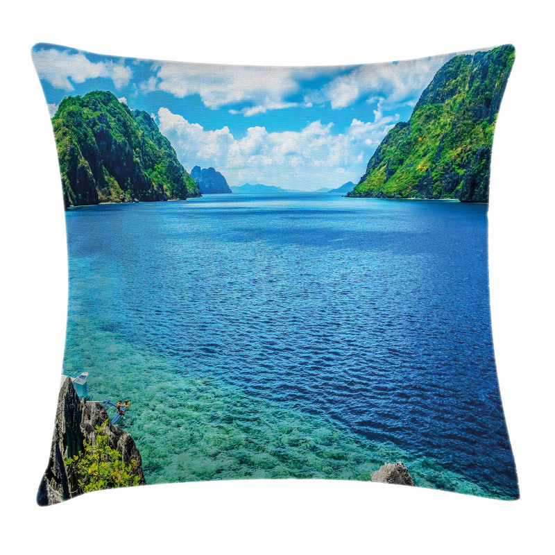 Scenic View of Palawan Pillow Cover