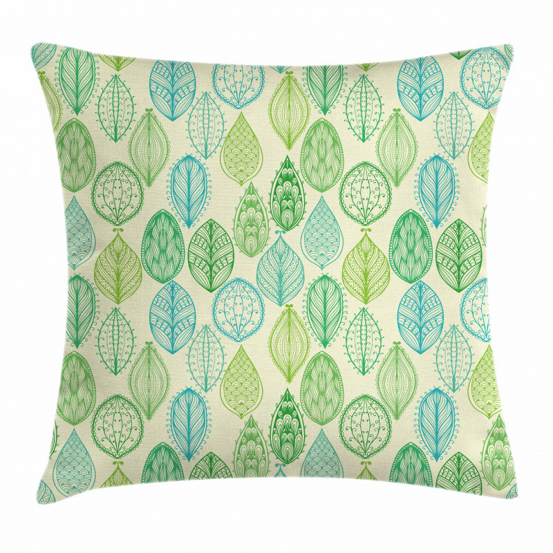 Leaves Forest Pattern Pillow Cover