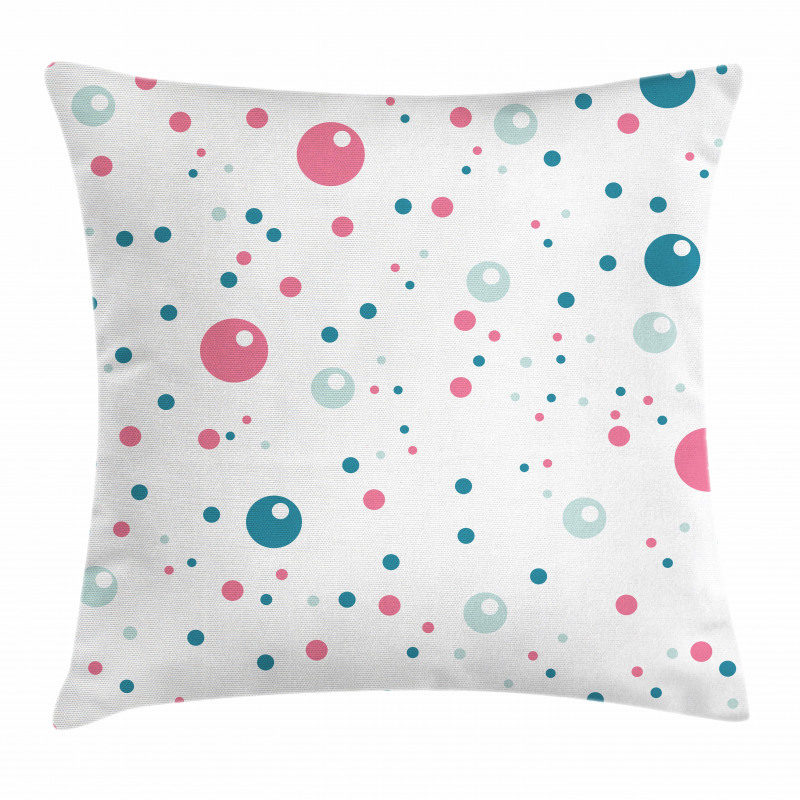 Pastel Color Polka Dots Pillow Cover