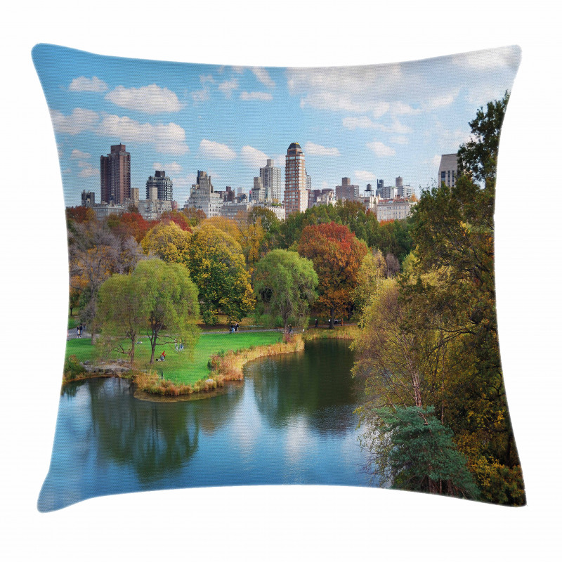 Central Park Autumn Pillow Cover