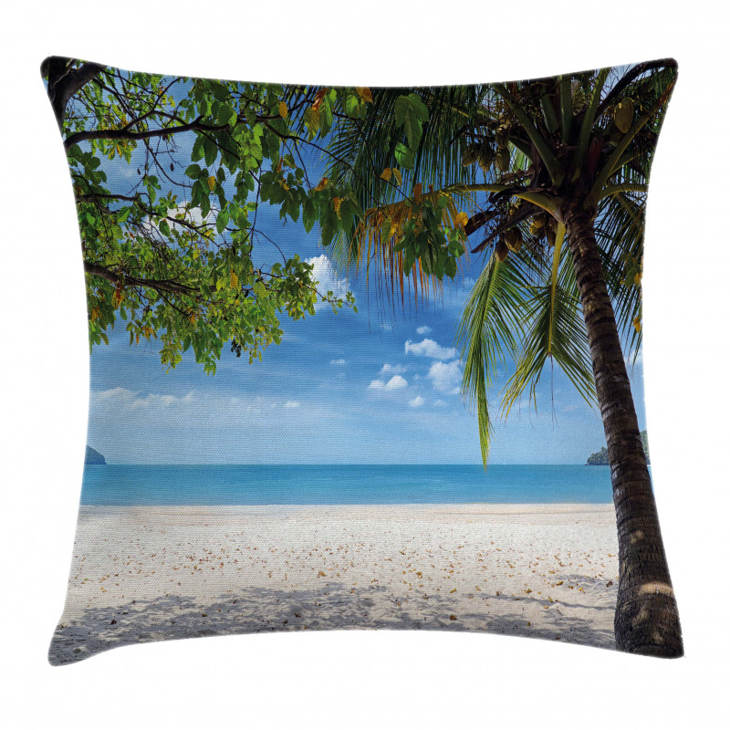 Tropical Beach Ocean Pillow Cover