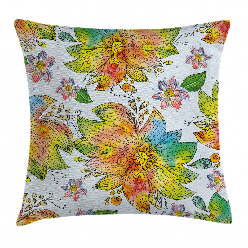 Macro Flower Petals Art Pillow Cover