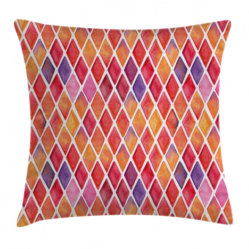 Diamond Shapes Mosaic Pillow Cover