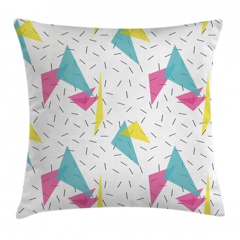 Memphis Style Forms Pillow Cover