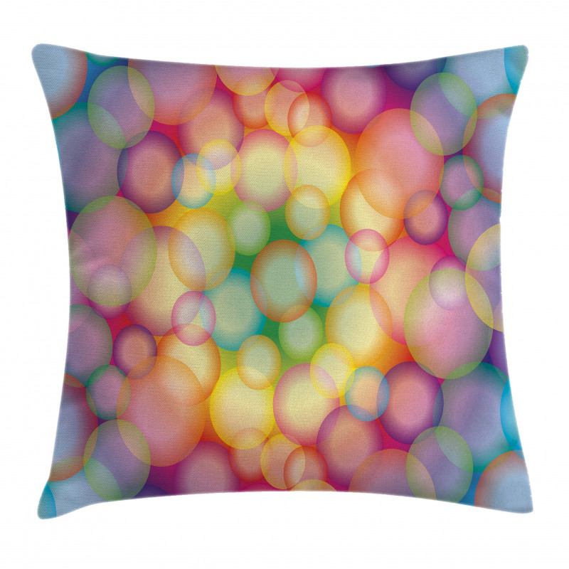 Hazy Balls Circular Hoop Pillow Cover
