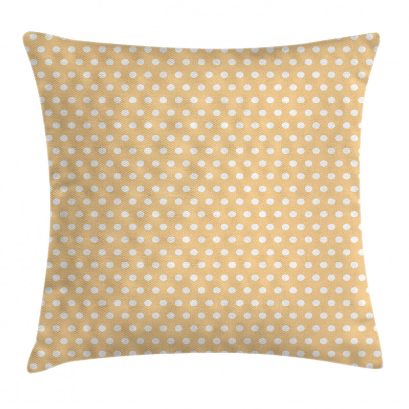 White Polka Dots Classic Pillow Cover