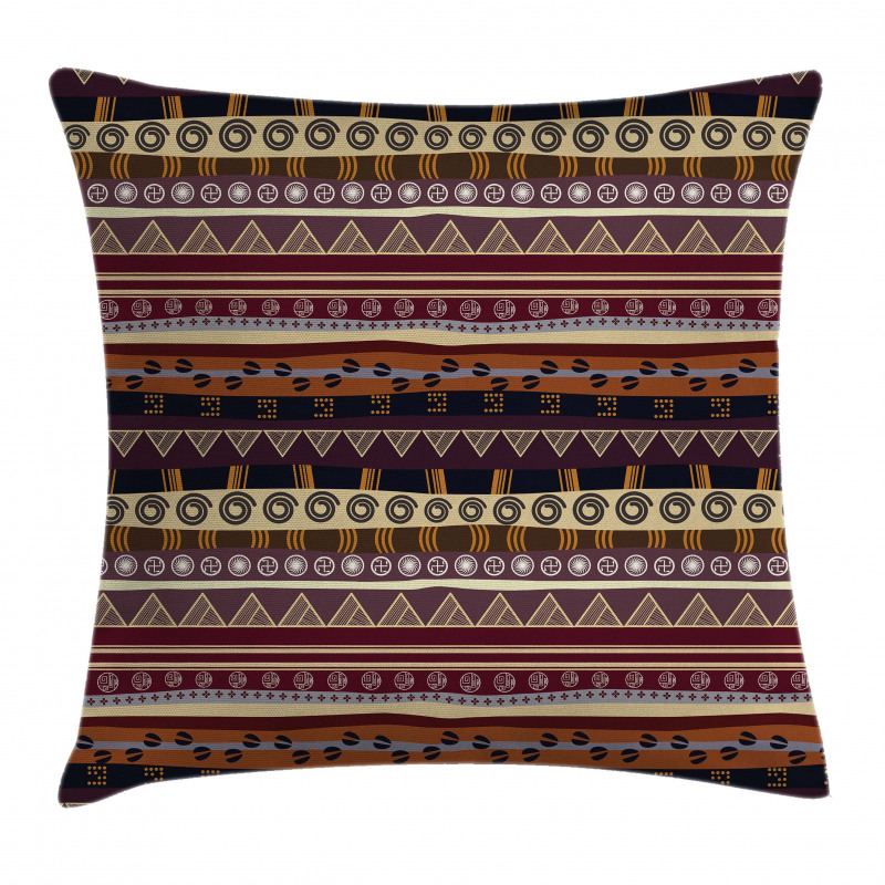 Striped Artwork Pillow Cover