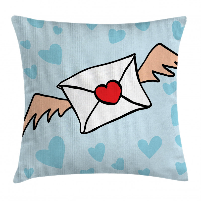 Heart Seal Love Pillow Cover