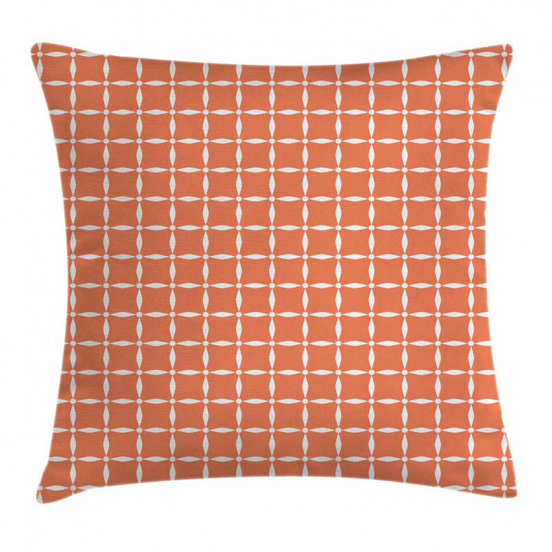 Modern Flower Petal Tile Pillow Cover