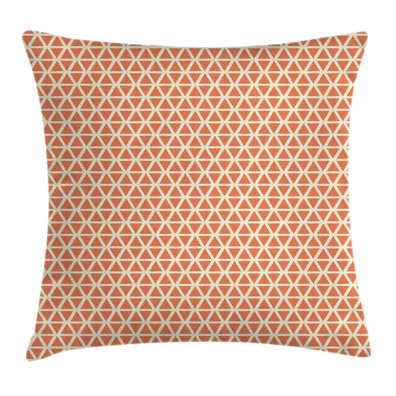 Groovy Soft Triangles Pillow Cover
