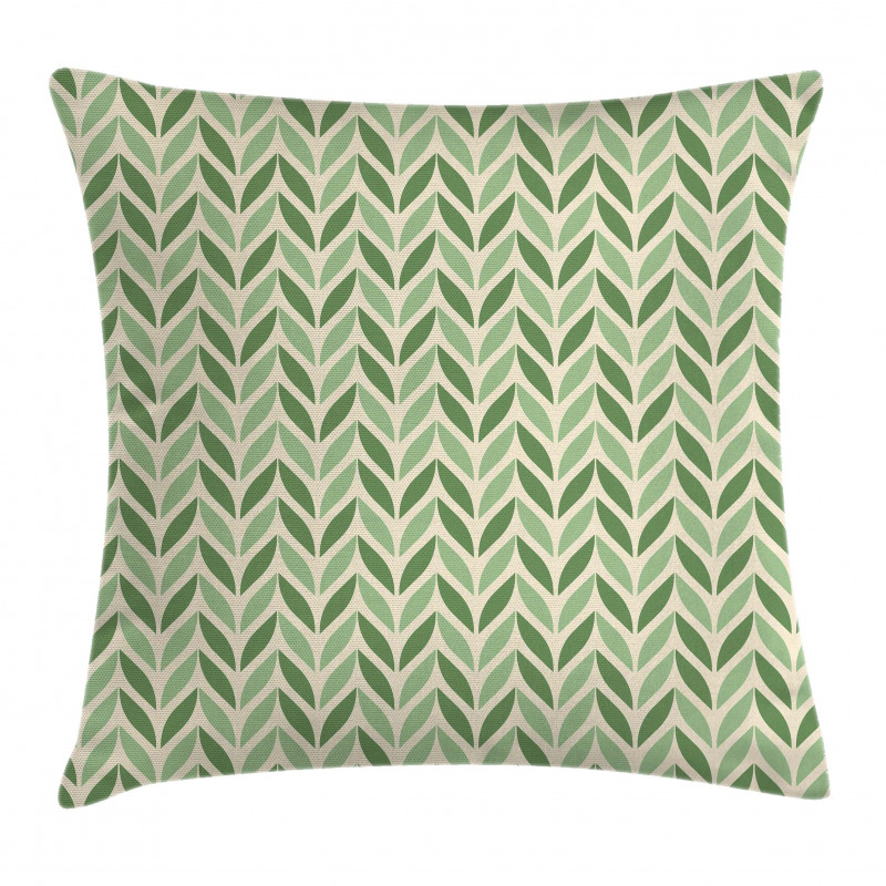 Symmetric Green Pillow Cover