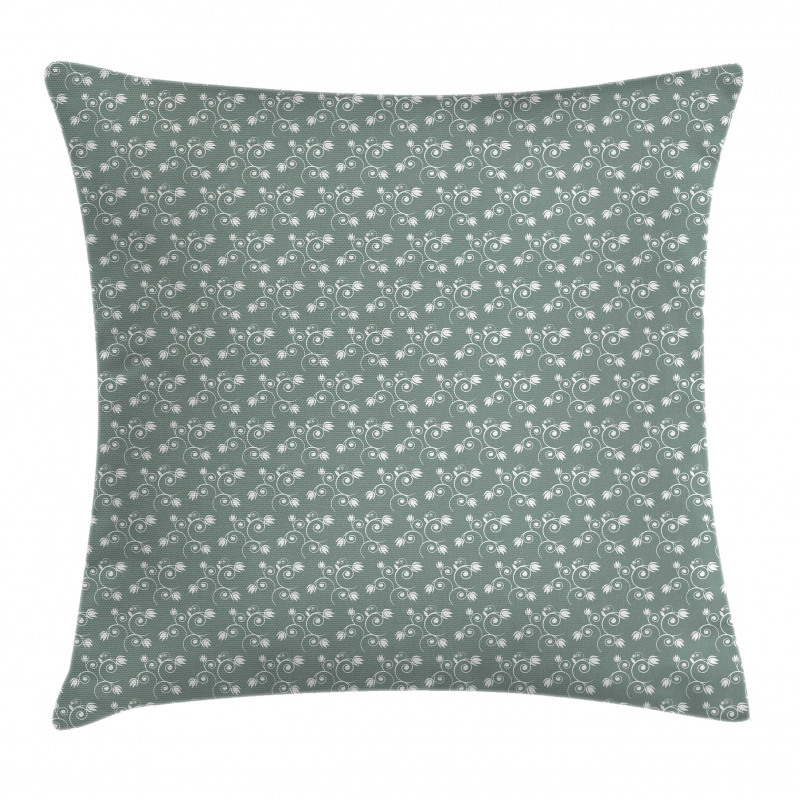 Tulip Twigs Buds Pillow Cover