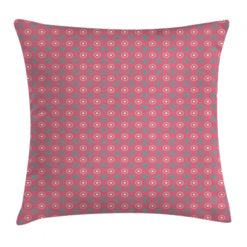 Big Small Flower Motifs Pillow Cover