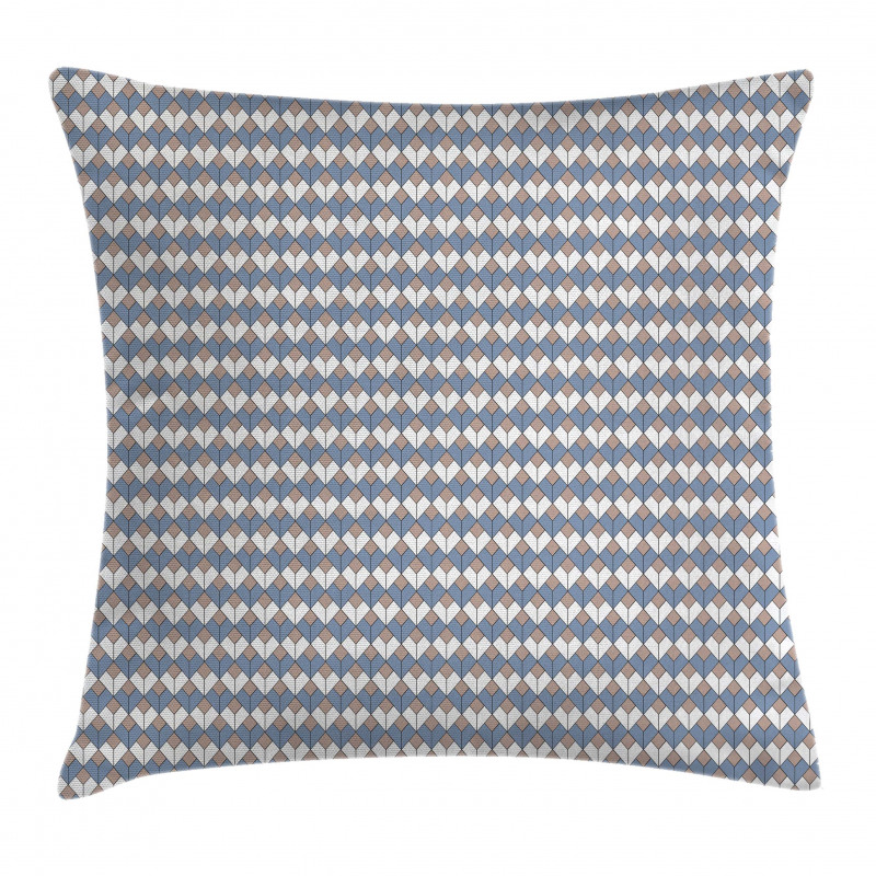 Nested Diamond Line Pillow Cover