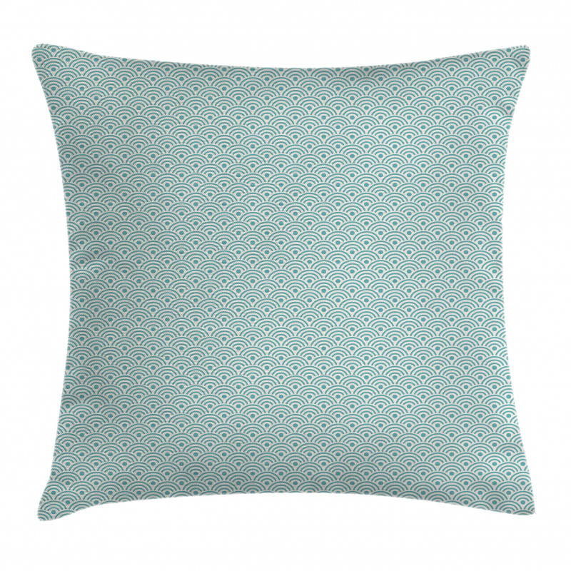 Eastern Ocean Inspired Pillow Cover