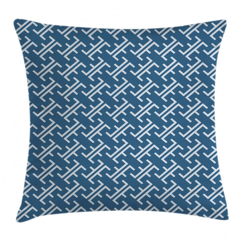 Ocean Inspired Oriental Pillow Cover