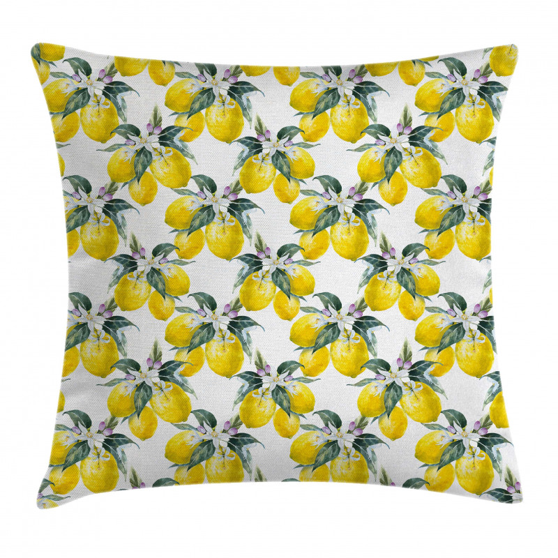 Summer Season Fruits Pillow Cover