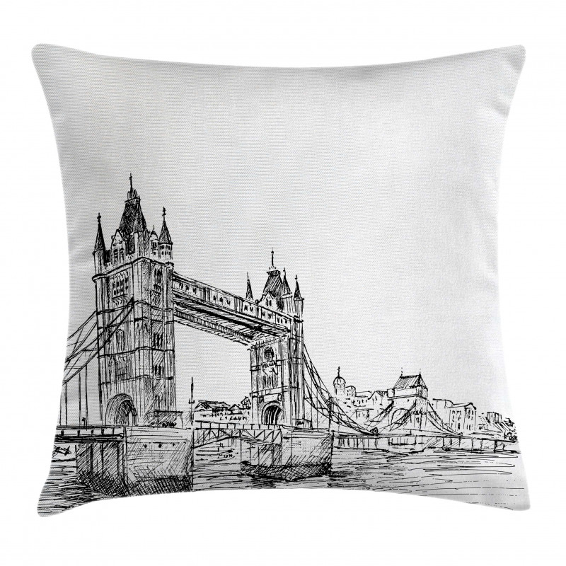Tower Bridge UK Scenery Pillow Cover