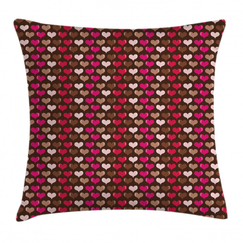 Vibrant Heart Romance Pillow Cover