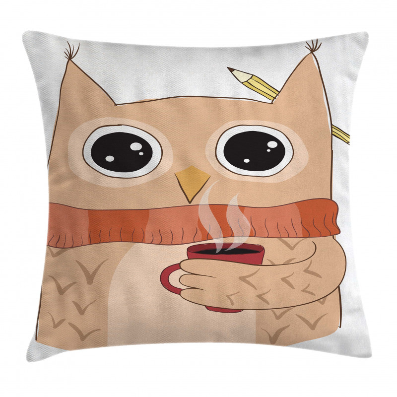 Animal Coffee Student Pillow Cover