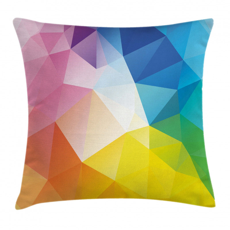 Fractal Colored Lines Pillow Cover