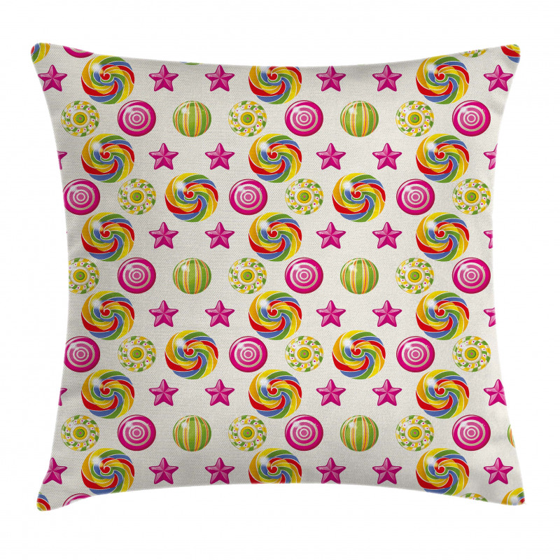 Yummy Candy Lollipop Pillow Cover
